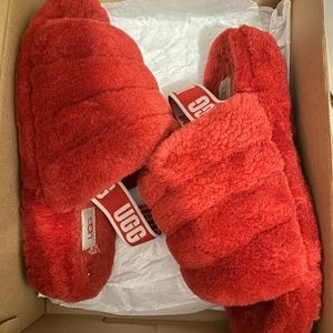UGG fur slides
